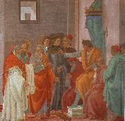 Filippino Lippi Disputation with Simon Magus Sweden oil painting reproduction